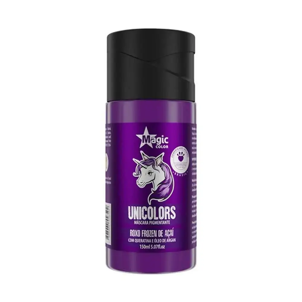 Máscara Pigmentante Roxo Frozen De Açaí Magic Color 150Ml