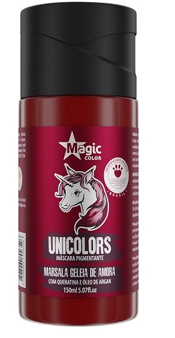 Máscara Pigmentante Marsala Geléia De Amora Magic Color 150M