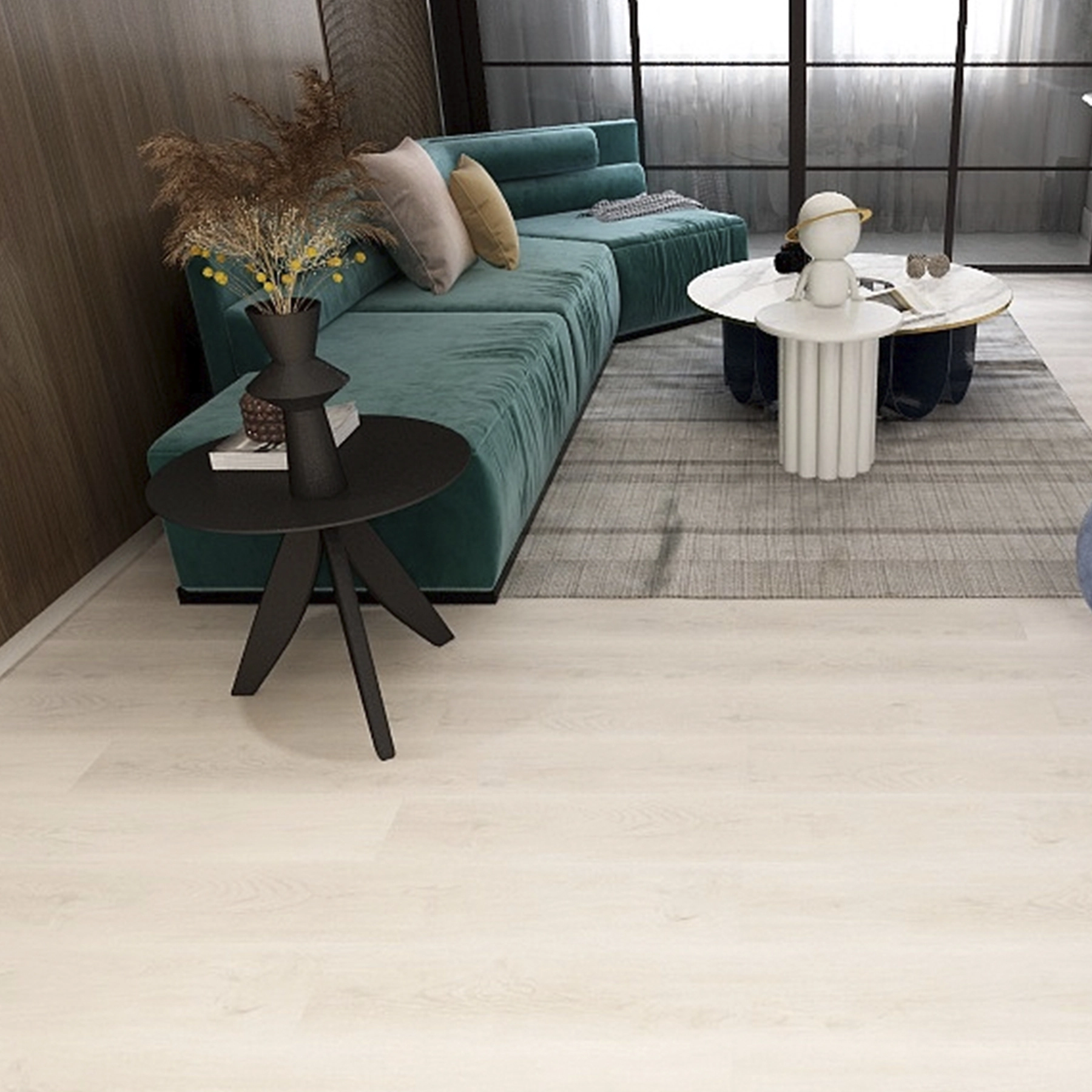 Piso Vinílico Autocolante Light Wood m² Tokfix