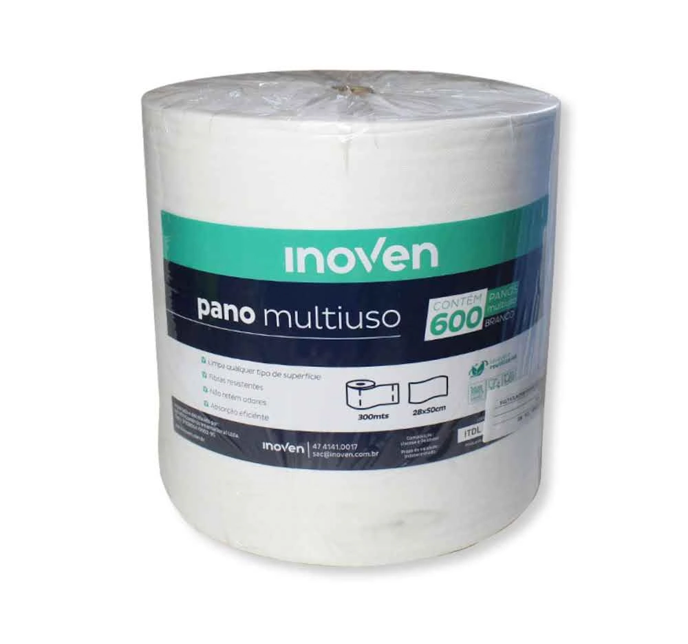 Pano Multiuso Inoven Branco 20x300mts