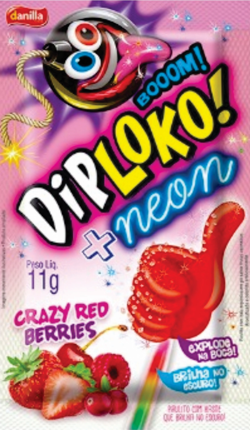 Diploko Neon Crazy Red Berries