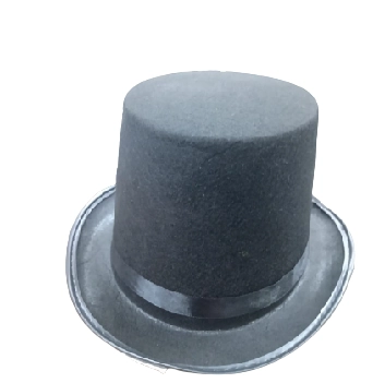Cartola Alta Preta 15cm Ref.pa0709 Bazar