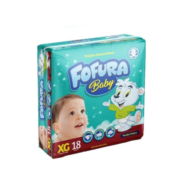Fralda Fofura Baby Pratico Xg C/18