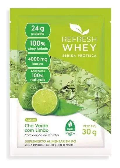 Beb Refresh Whey Cha Verde Limao 30g