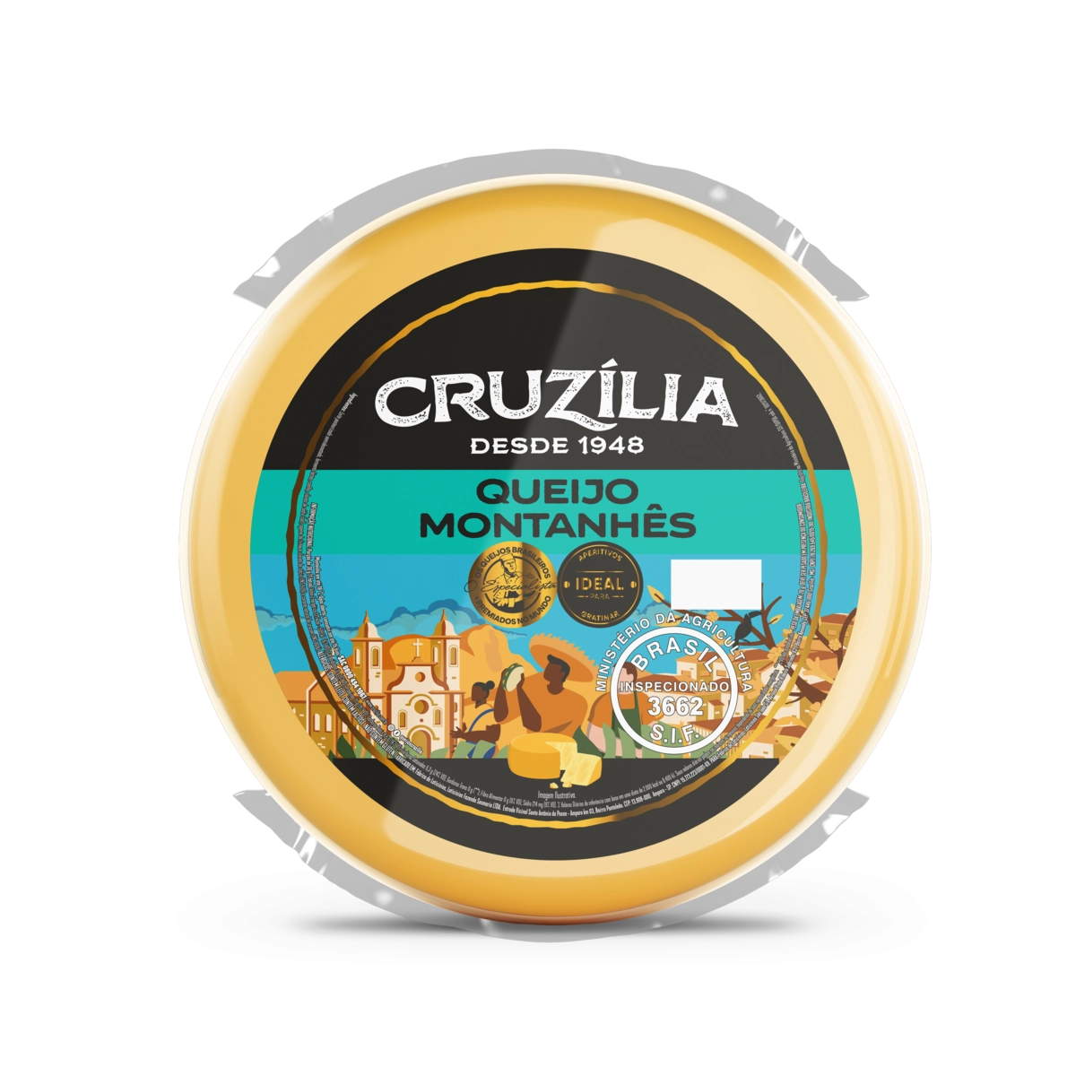 Queijo Montanhês Forma Inteira Cruzília