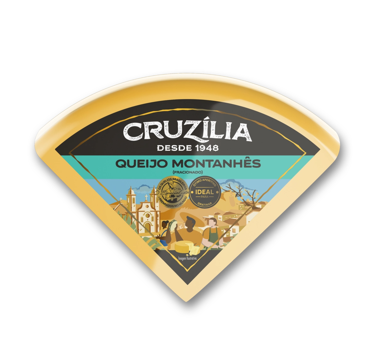 Queijo Montanhês Fracionado Cruzília