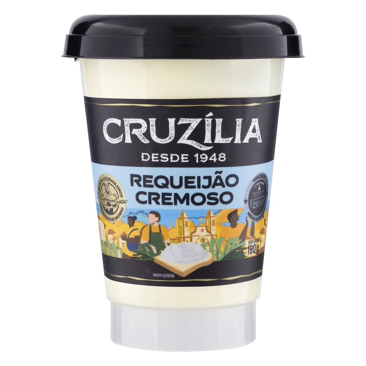 Requeijão Cremoso Cruzília Copo 180g