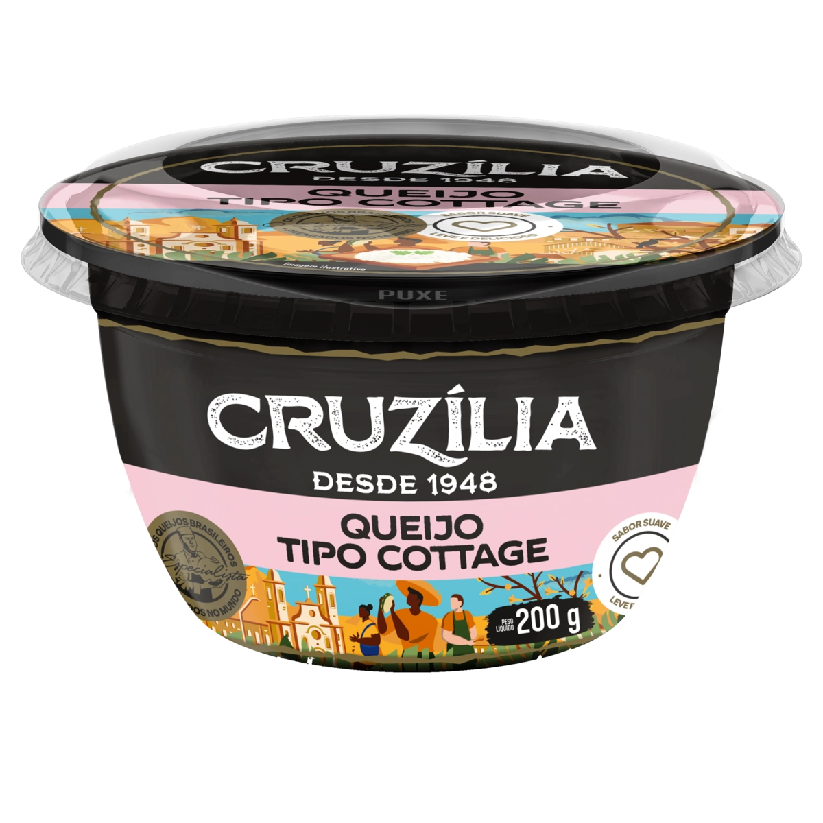 Queijo Cottage Cruzília Pote 200g