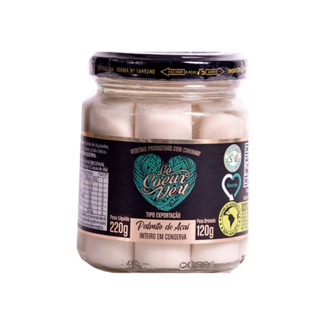 Palm Acai Tolete Le Coeur Vert 120g