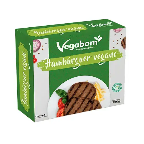 Hamburguer Vegano Vegabom 320g