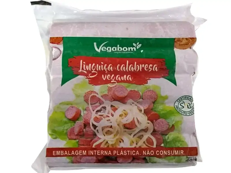 Linguica Vegabom Calabresa Veg Pct 400g