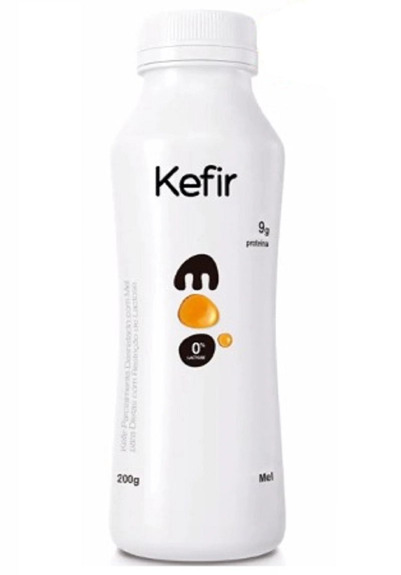 Kefir Moo Zero Lactose Mel 200g