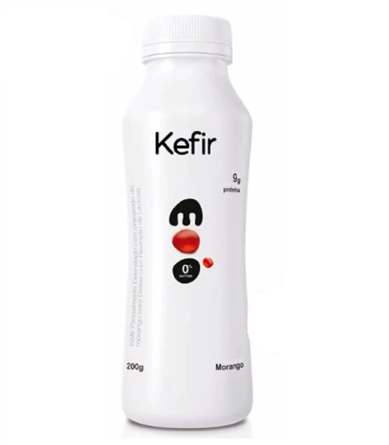 Kefir Moo Zero Lactose Morango 200g