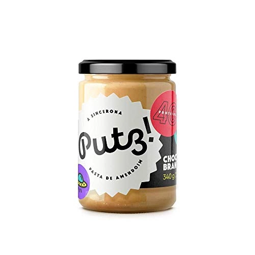 Pasta De Amendoim Chocolate Branco Putz Vidro 340g