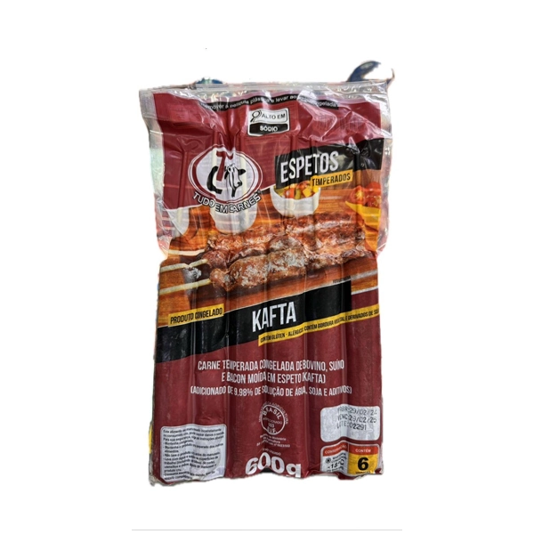 Espetinho Tc Kafita Temperado 600g