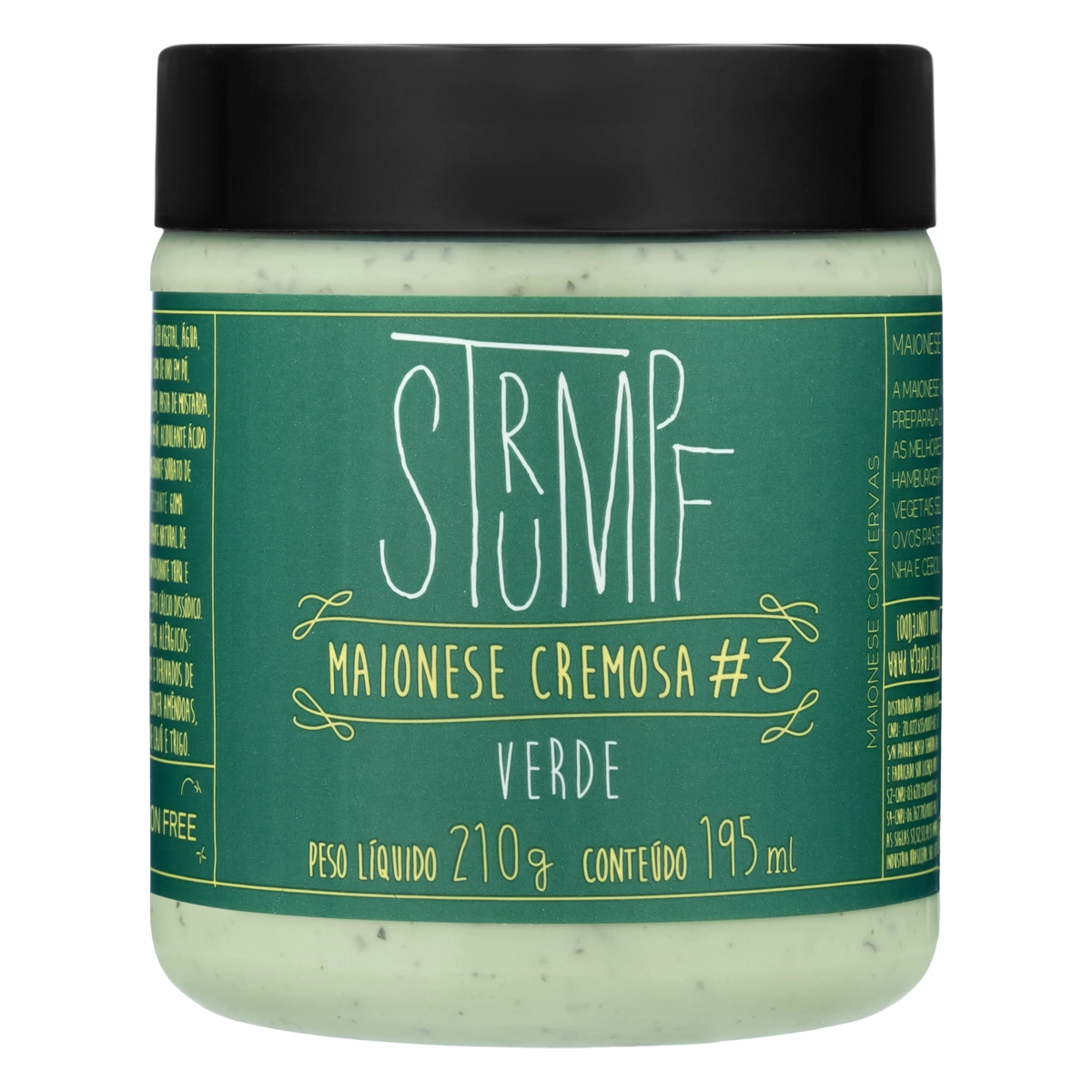 Maionese Verde Strumpf 3 Pote 210g