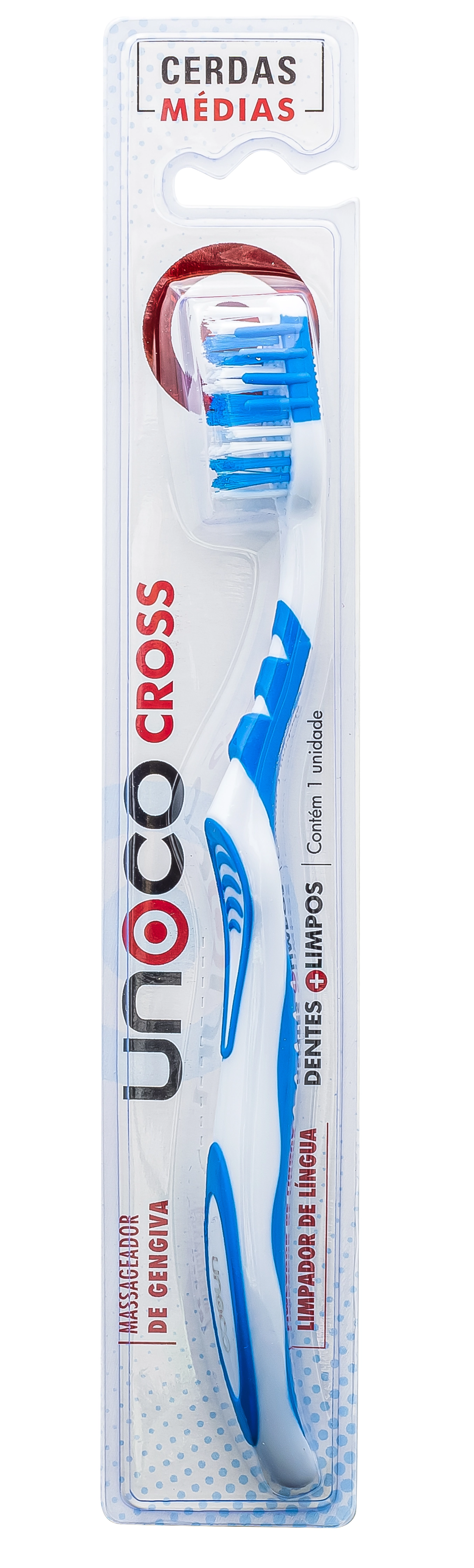 Escova Dental Unoco Cross Media C Limp.d