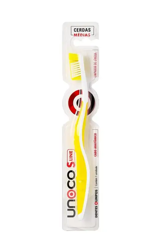 Escova Dental Unoco Sline Media C Limp.d