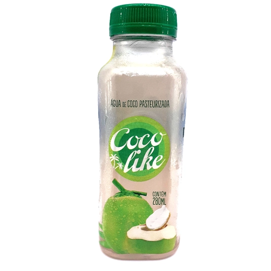 água De Coco Pasteurizada Coco Like Garrafa 280ml
