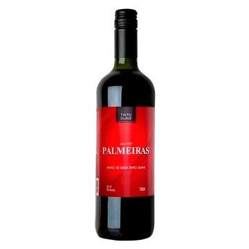 Vinho Palmeiras 750ml Mesa Tinto Suave