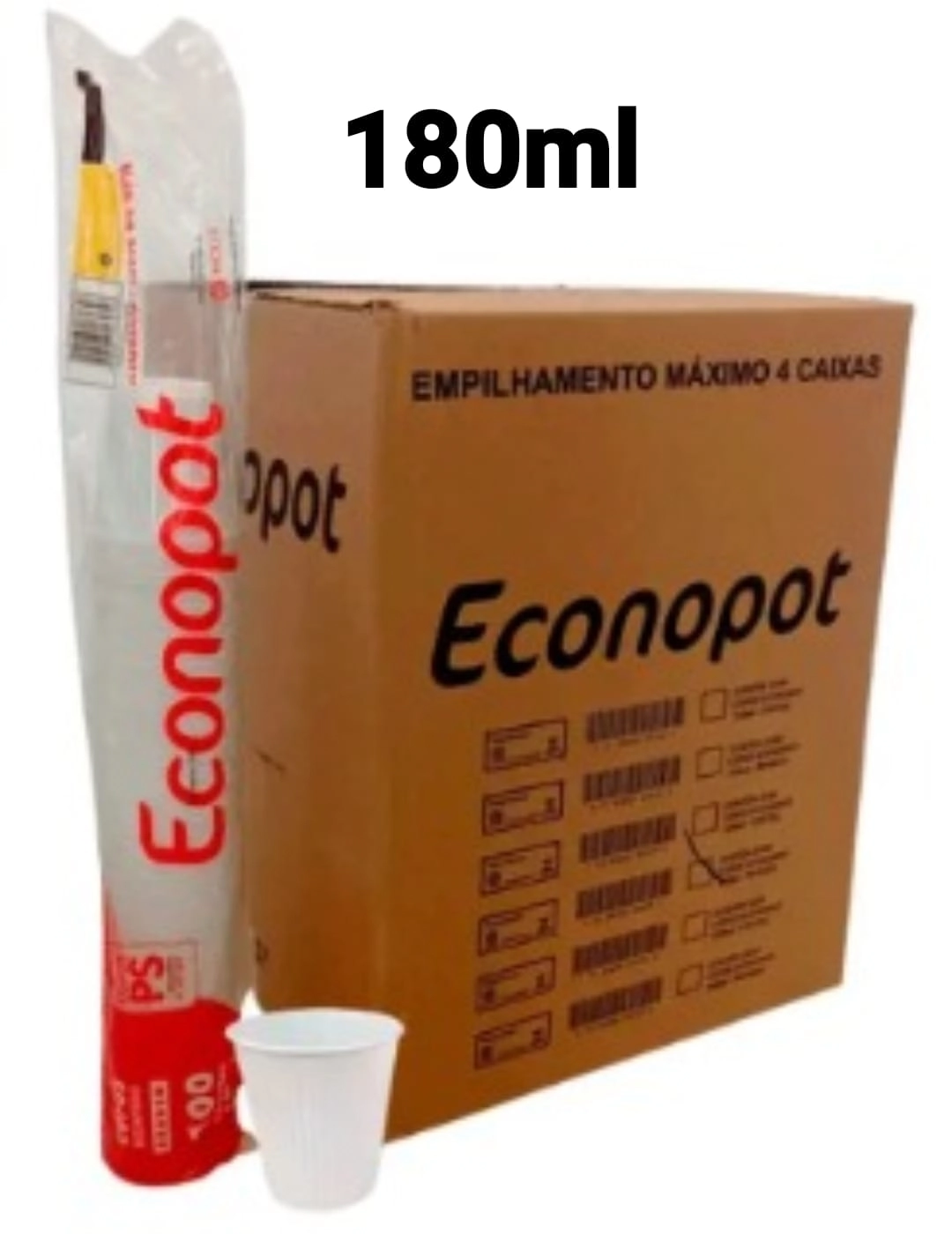 Copo Descartavel 180ml Branco