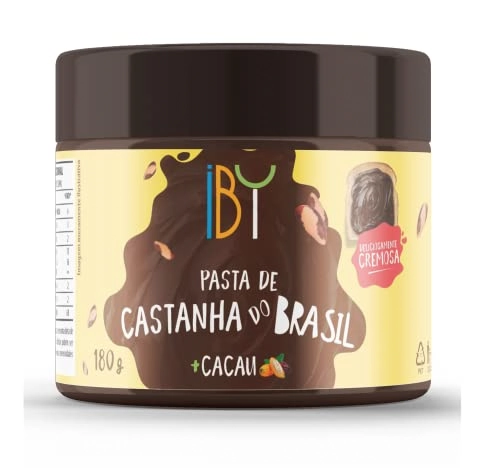 Pasta Castanha Do Brasil Sabor Cacau 180g Iby
