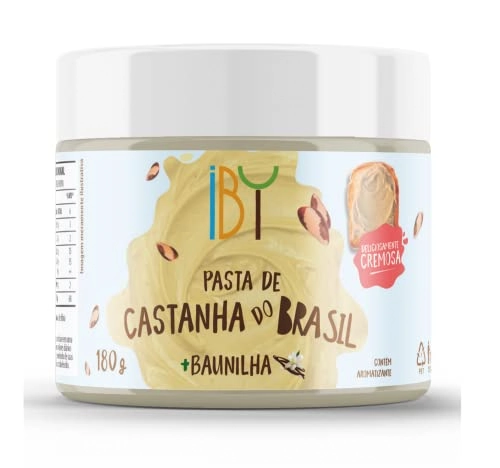 Pasta Castanha Do Brasil Sabor Baunilha 180g Iby