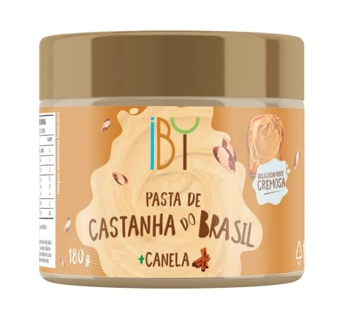 Pasta Castanha Do Brasil Sabor Canela 180g Iby