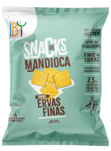 Snack De Mandioca Ervas Finas 35g