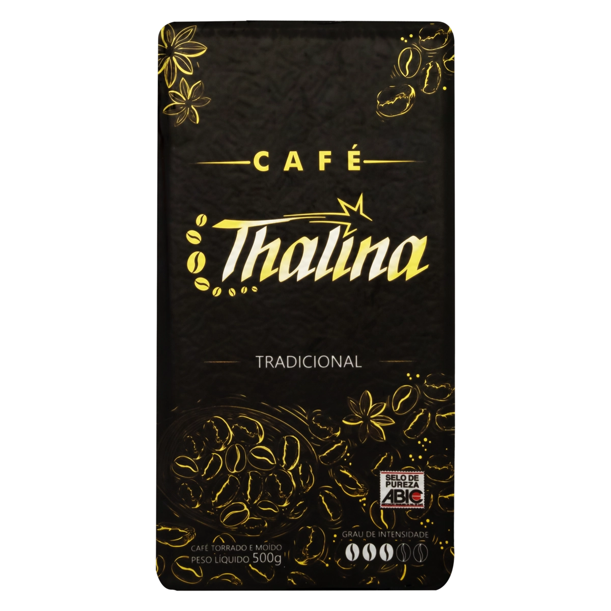 Café Torrado E Moído A Vácuo Tradicional Thalina Pacote 500g