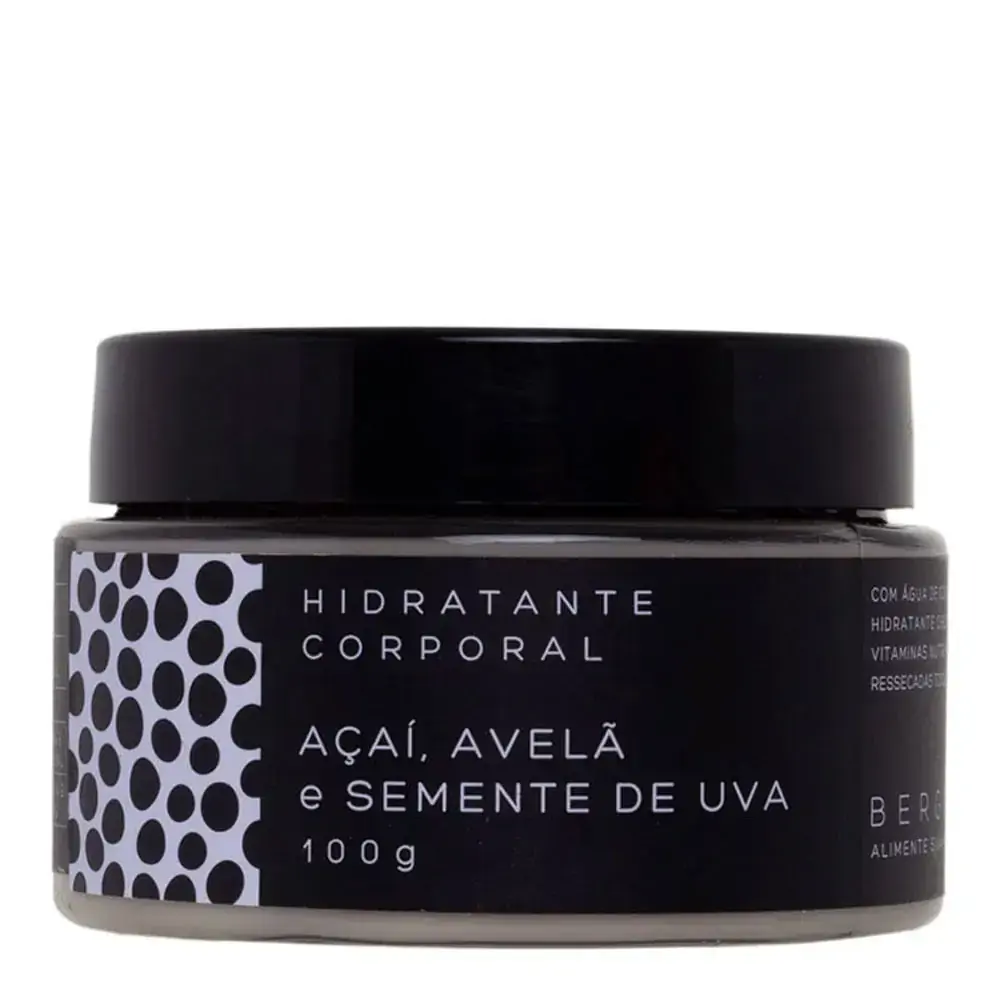 Hidratante Corporal Bergamia Acai Avela E Semente De Uva 100g