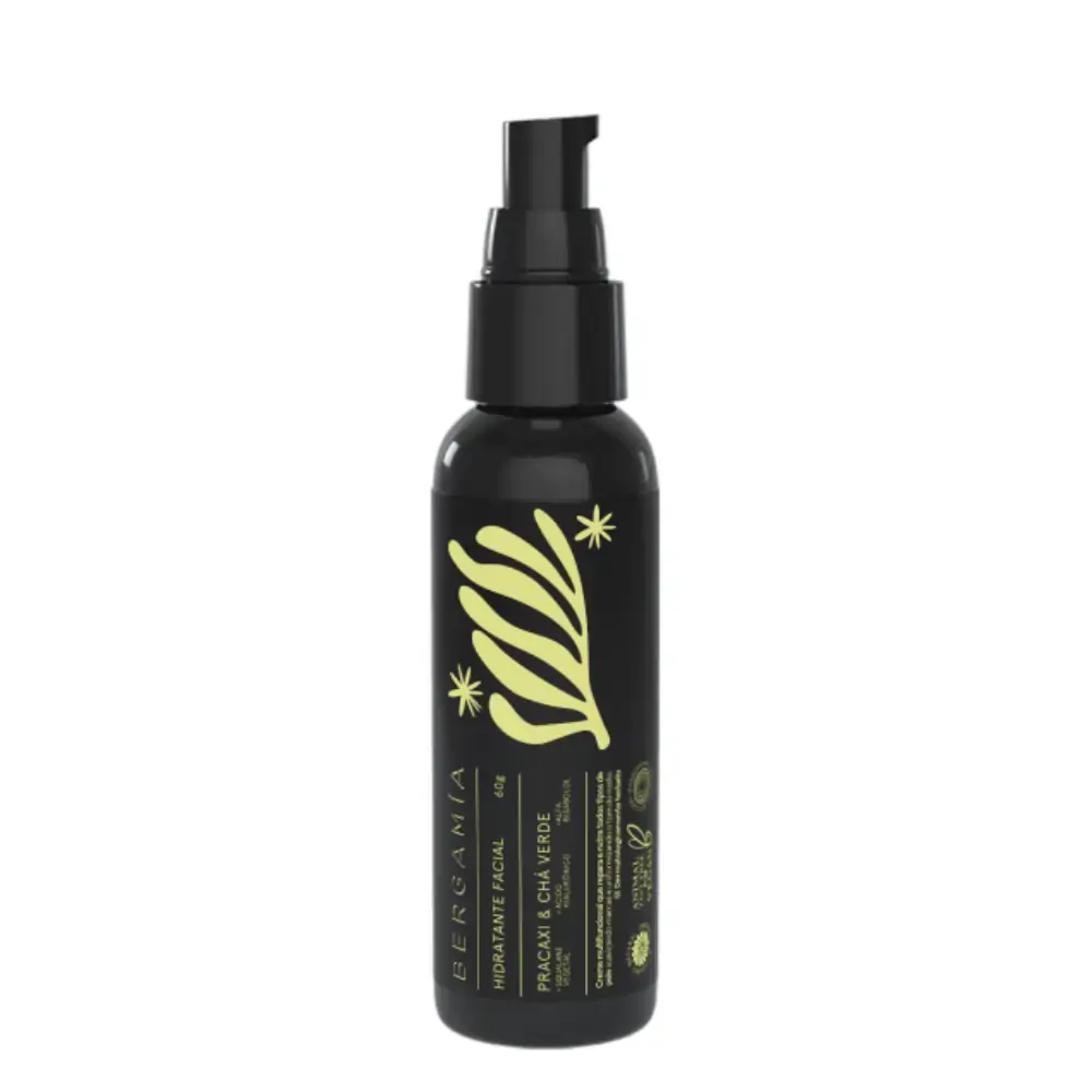Hidratante Facial Gel Vegetal Bergamia Acerola E Flor De Lotus 60g