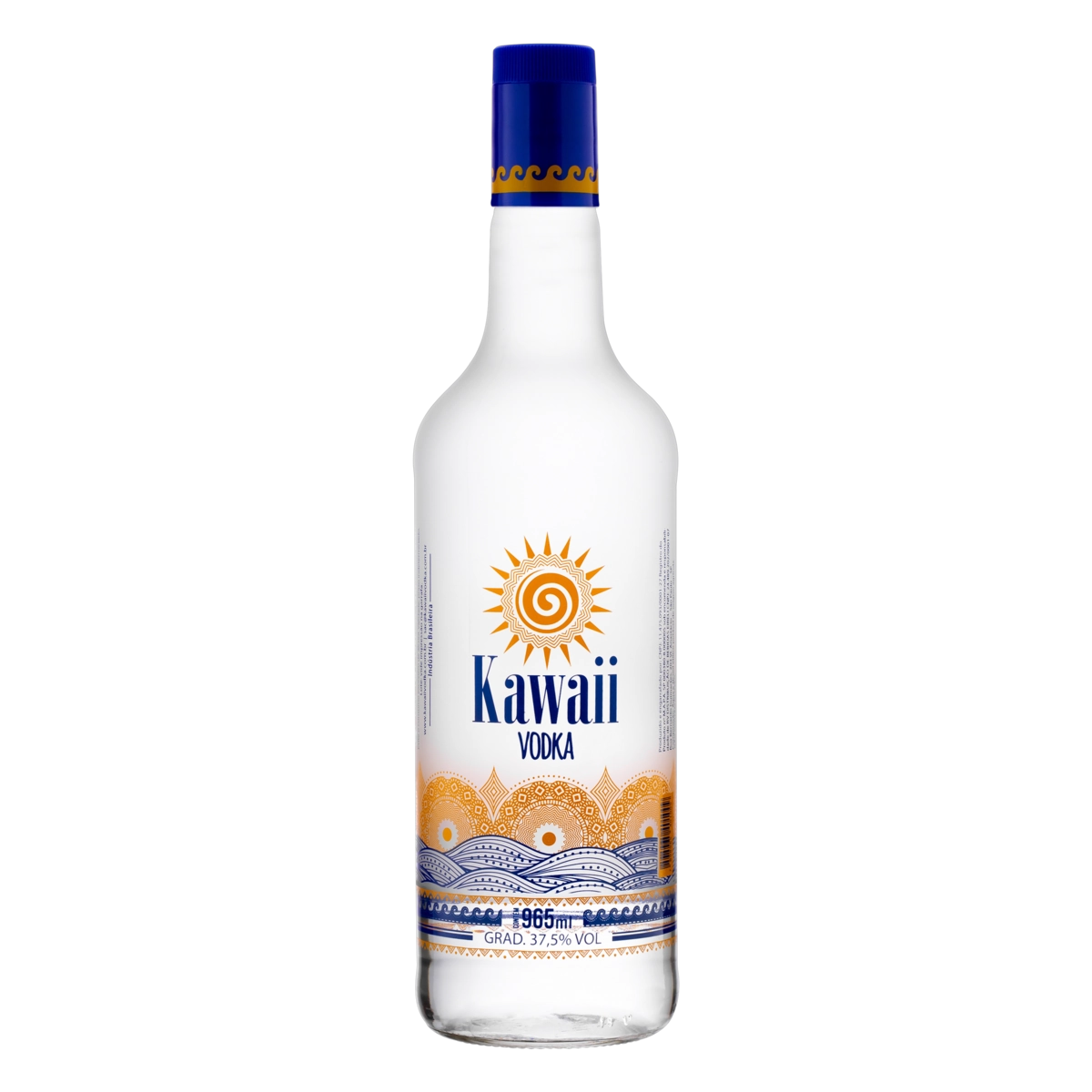 Vodka 3x Destilada Kawaii Garrafa 965ml