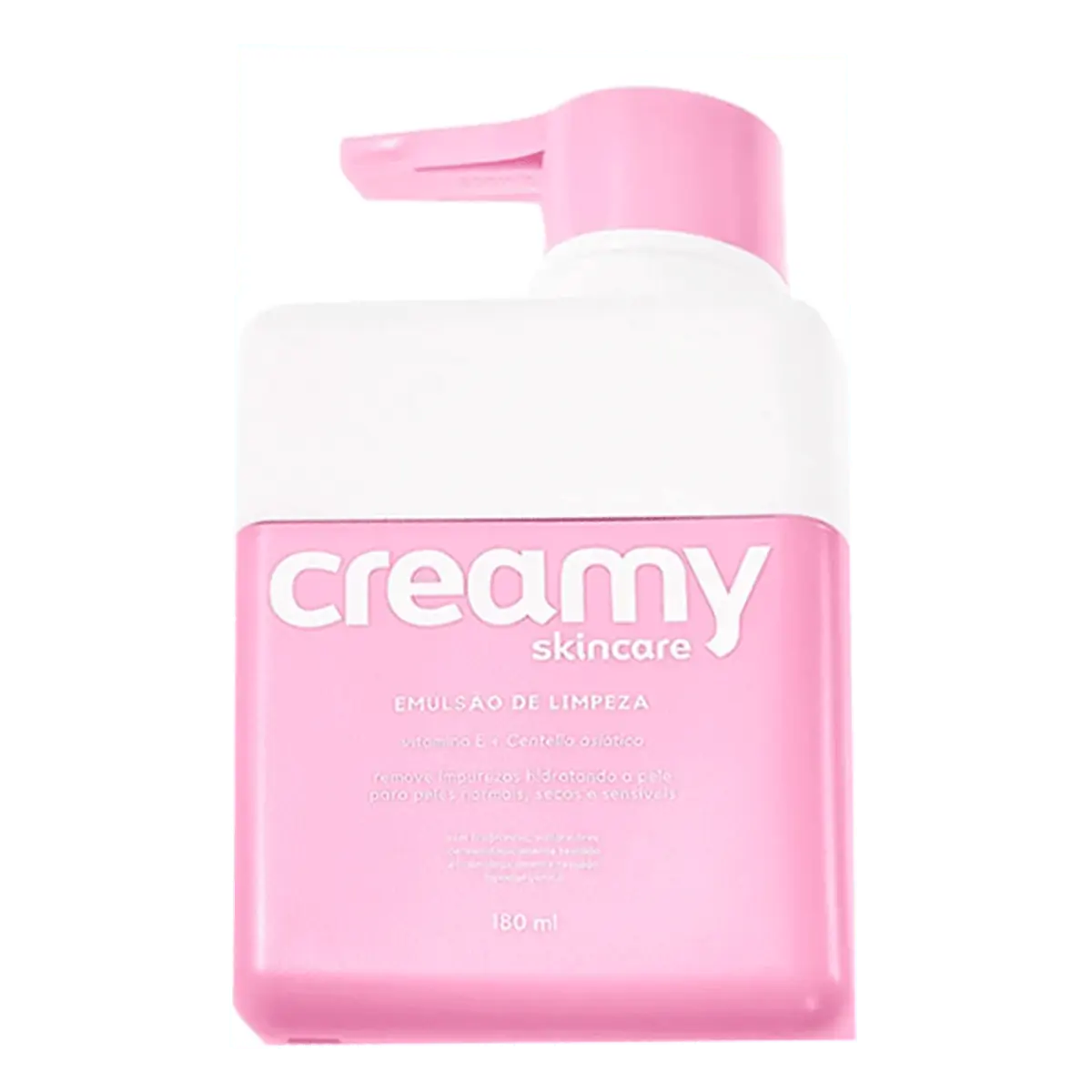 Emulsão De Limpeza Sem Perfume Creamy Skincare Frasco 180ml