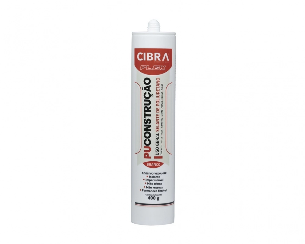 Silicone Pu 40 Branco Cibraflex 400gr