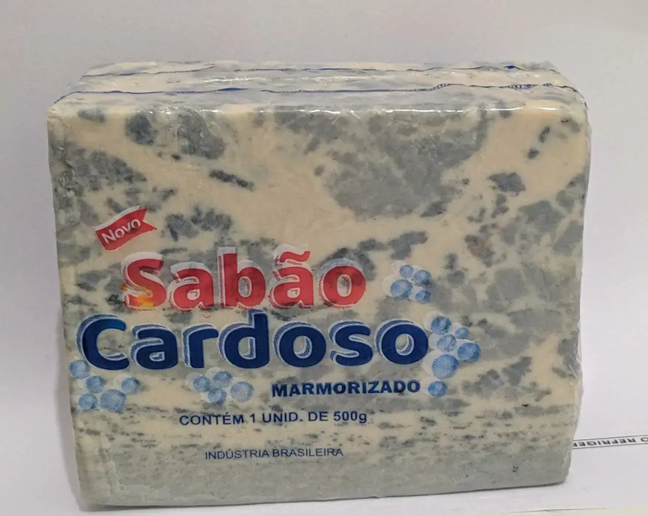 Sabao Em Barra Marmorizado Cardoso 500g