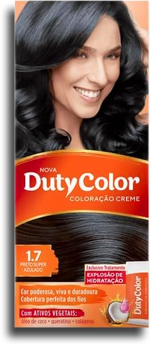 Tintura Duty Color Preto Super Azul 1.7