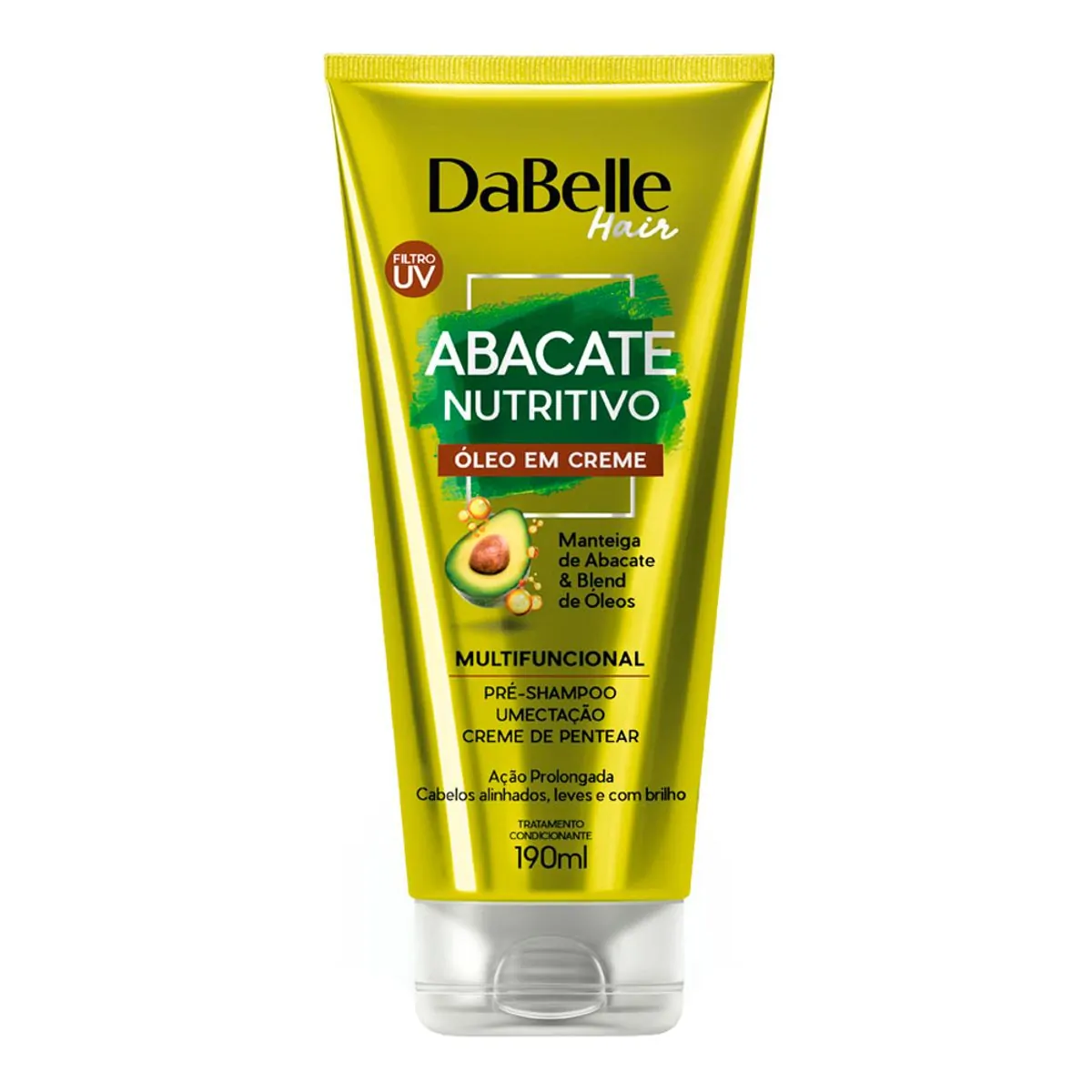 Creme de Tratamento para Cabelo Dabelle Óleo de Abacate Nutritivo 190ml