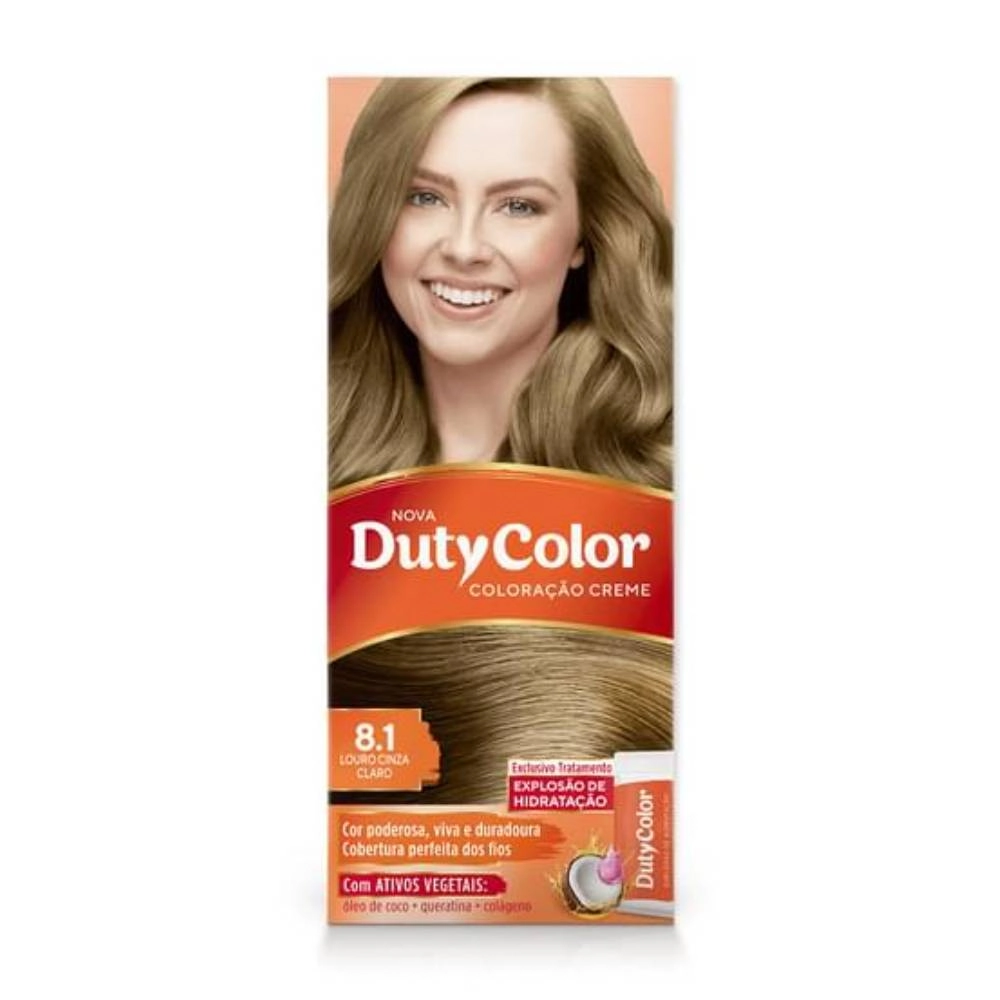 Tint Duty Color 8.1 Louro Cinza Claro