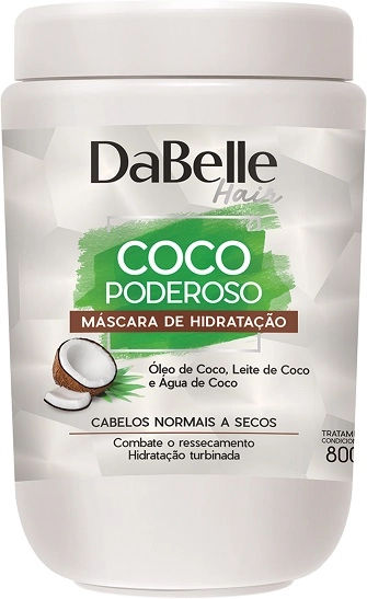 Creme Tratamento Dabelle 800g Coco Poderoso
