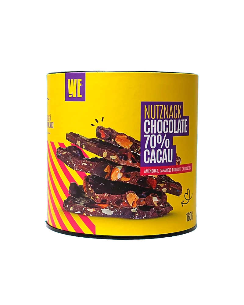 Nutznack 70 C/caramelo E Amendoas We Nutz 160g