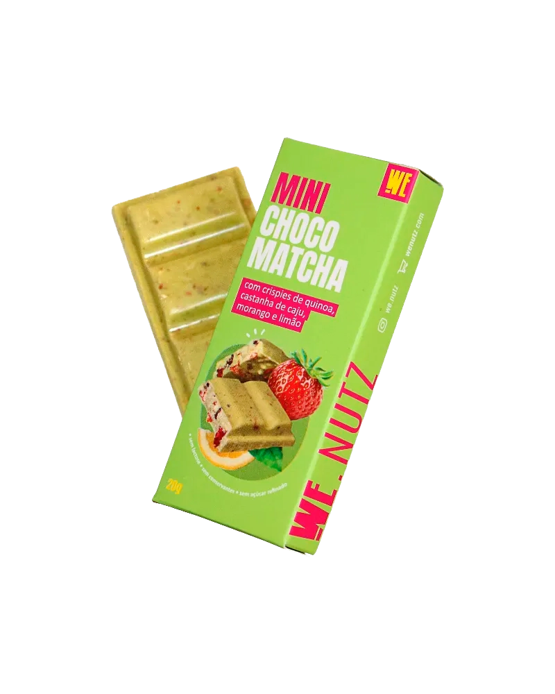 Choc Mini Bco C/matcha We Nutz 20g
