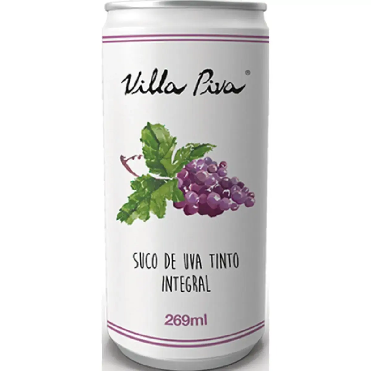 Suco Integral Uva Villa Piva Lata 269ml