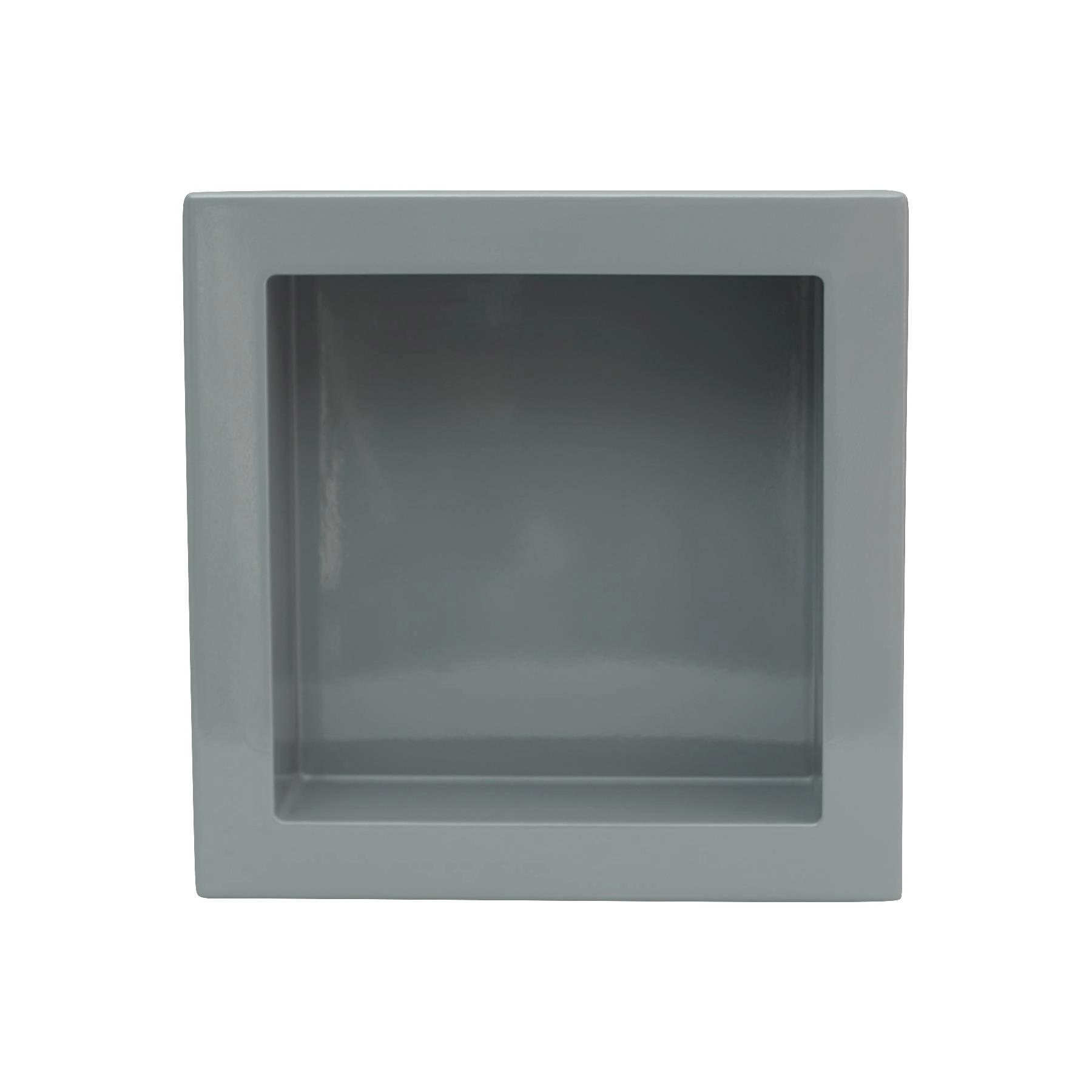 Nicho para Banheiro Mármore Sintético 30x30x10cm N001 Cinza Líder