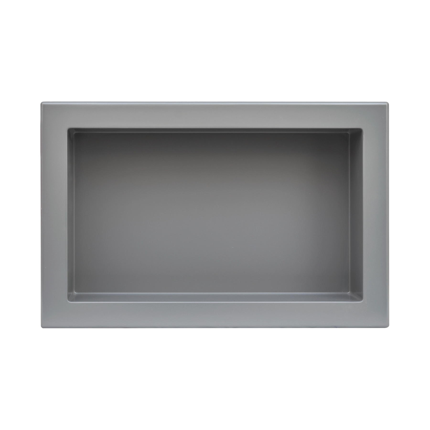 Nicho para Banheiro Mármore Sintético 30x50x10cm N005 Cinza Líder