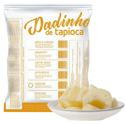 Dadinho Tapioca Bgf Premium Natural 25g Cong.1kg