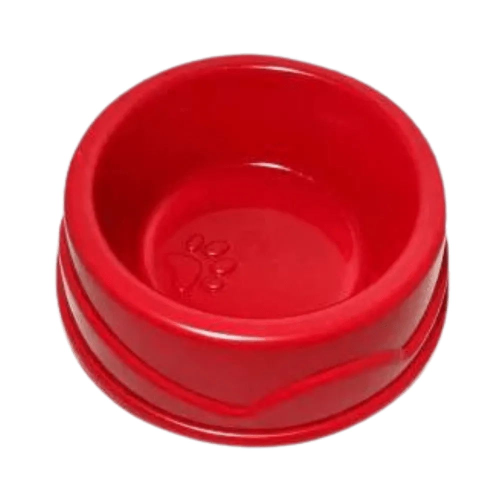 Comedouro Super Luxo Vermelho Petmax 1050ml 1un