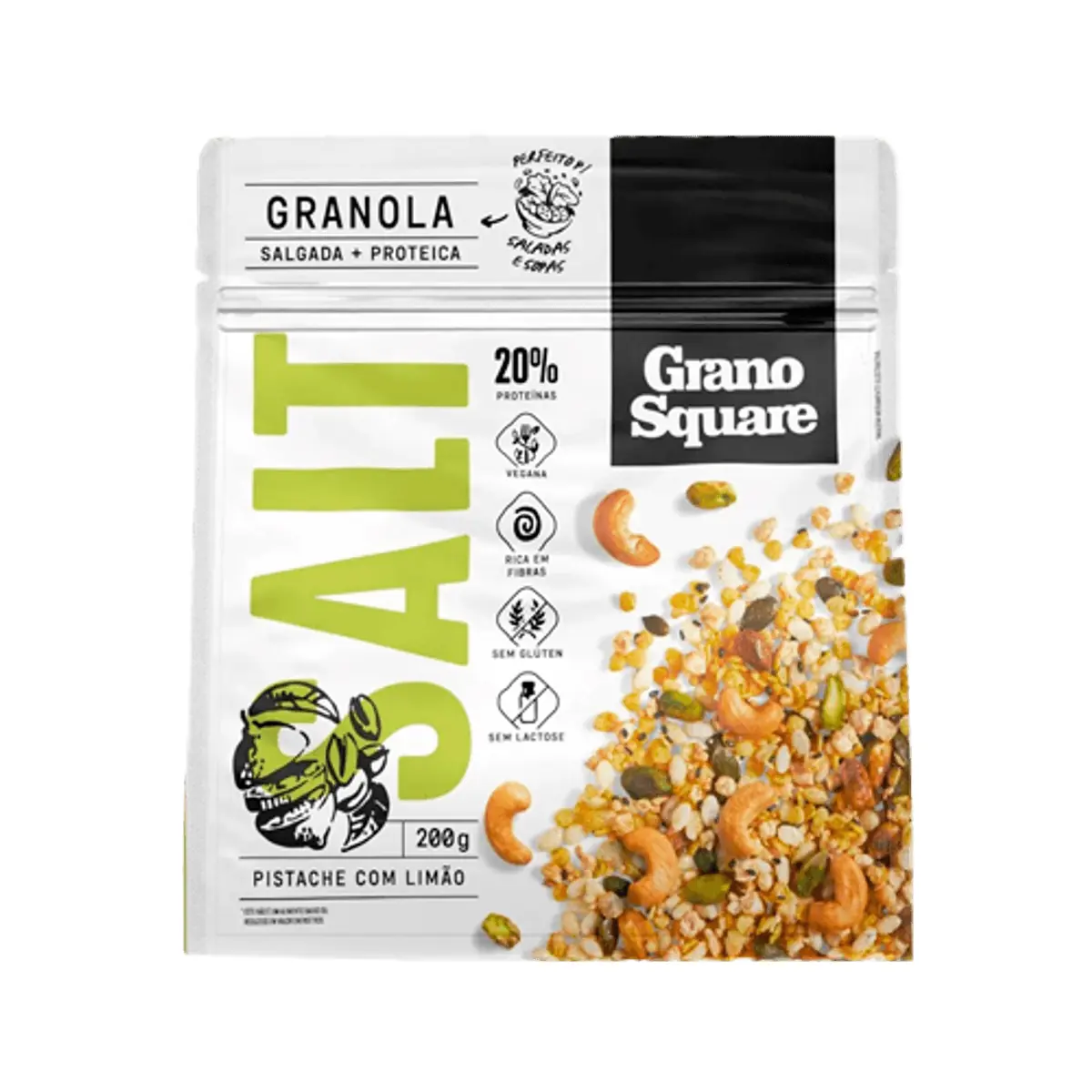 Granola Salt Pistache com Limão GranoSquare 200g