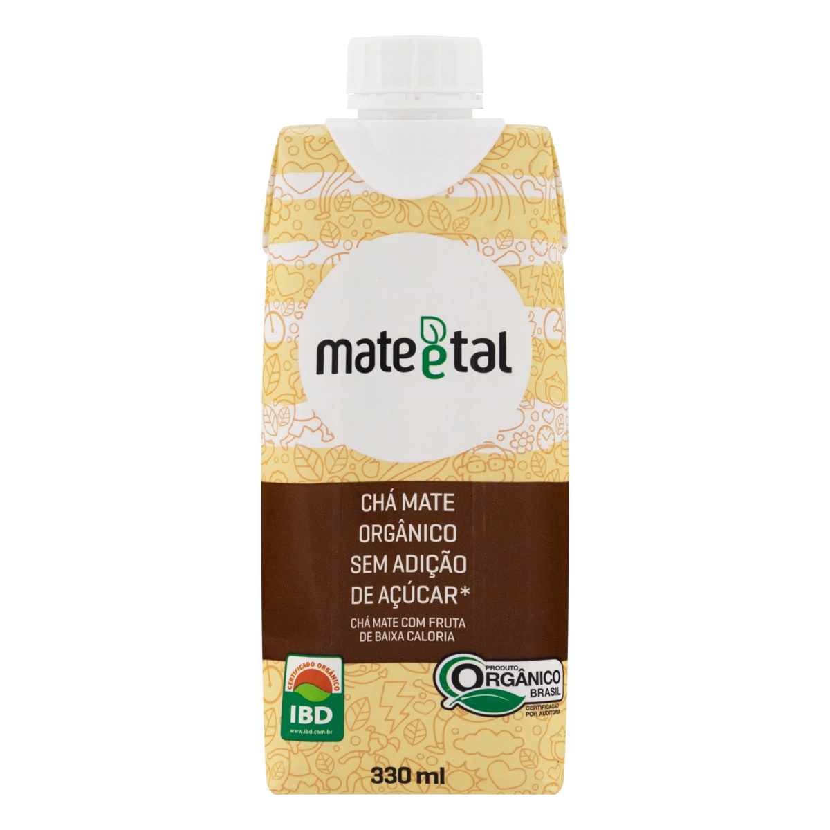 Chá Mate Orgânico Mate E Tal Caixa 330ml
