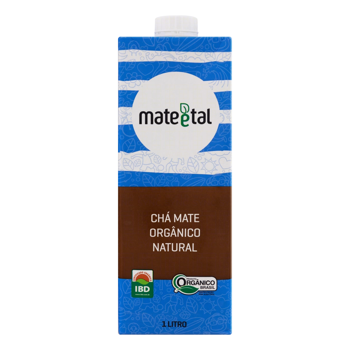 Chá Mate Orgânico Natural Mate E Tal Caixa 1l